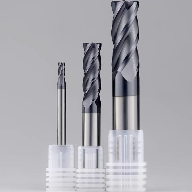 GCT KP400 4-Flute Corner Radius End Mills for Precision Machining