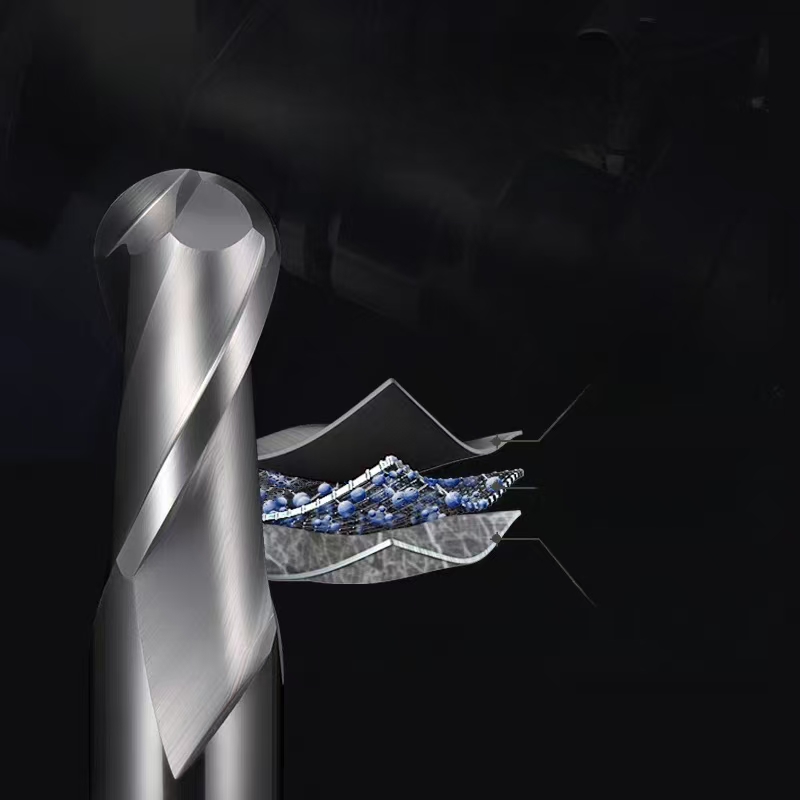 Versatile KP400 2F Ball Nose End Mill – Ideal for Complex 3D Machining GCT Tools