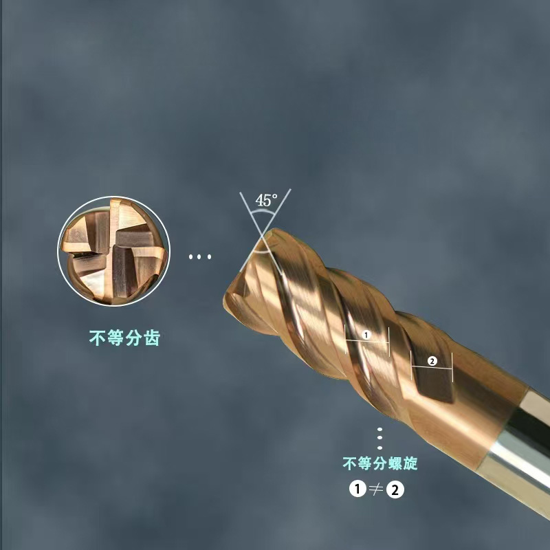 h680-4f-corner-radius-end-mill-precision-mold-industry