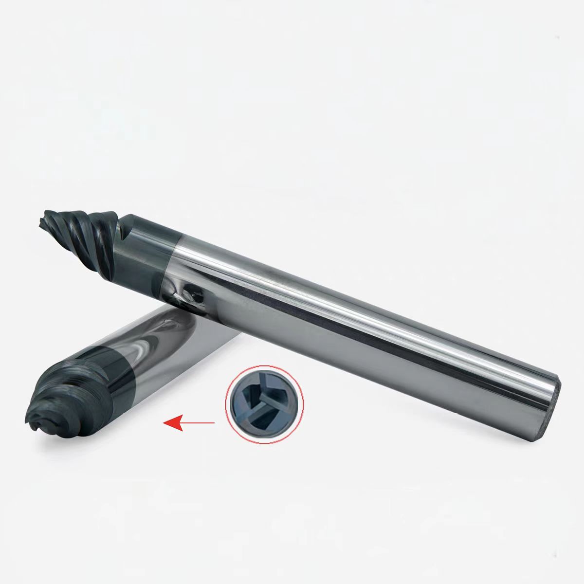 tapper-end mills-steel-stainless steel