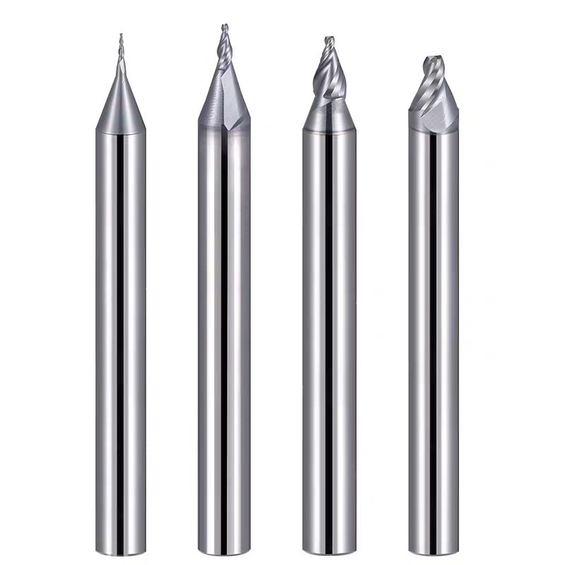 tapper-end mills-steel-stainless steel